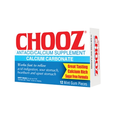 Chooz- Antacid Gum *Expires 12/25* - 12 Boxes- $58.76